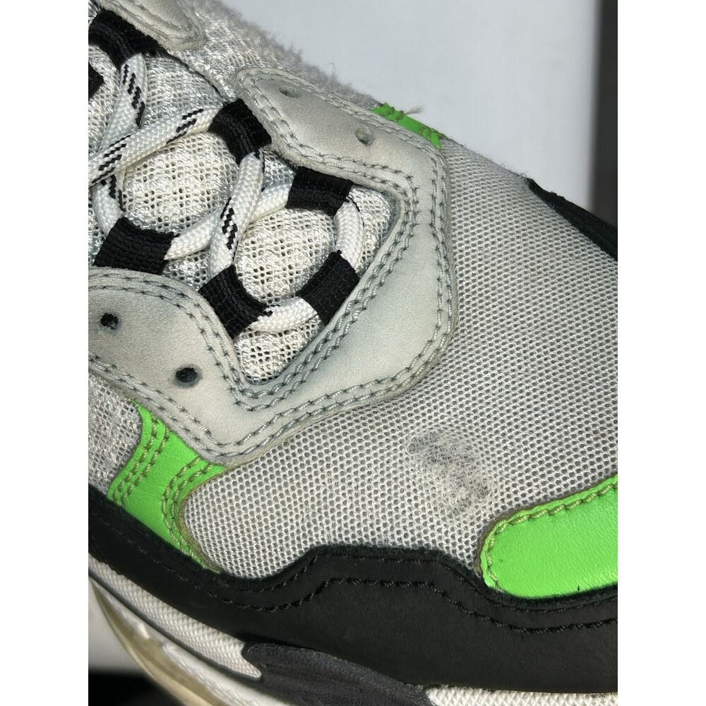 Balenciaga Triple S Green Black Sneakers Size 42 EU/ 9 US Mens - Picture 7 of 9